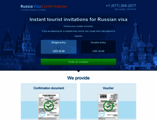 russianvisaconfirmation.com screenshot