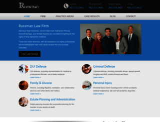russmanlaw.com screenshot