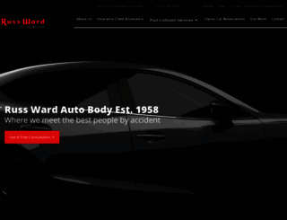 russwardautobody.com screenshot