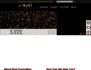 rustconsulting.com screenshot