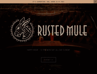 rustedmule.com screenshot