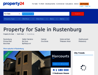 rustenburgpropertyforsale.co.za screenshot