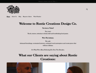 rusticcreations712.com screenshot