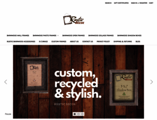 rusticdecorllc.com screenshot