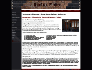 rusticstonevictoria.com.au screenshot