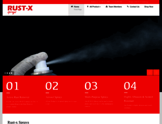 rustxsprays.com screenshot