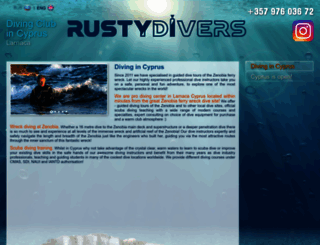 rustydivers.club screenshot