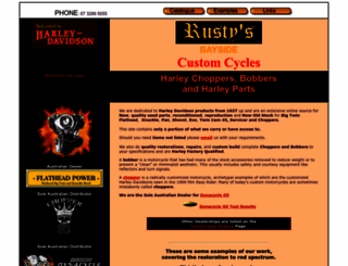 rustyscustom.com.au screenshot