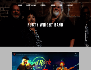rustywrightband.com screenshot