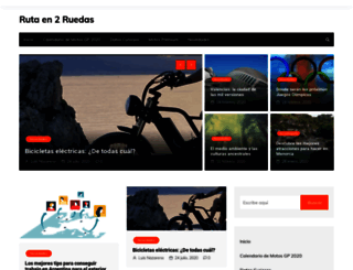 rutasendosruedas.com.ar screenshot