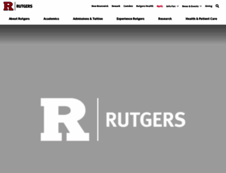 rutgers.edu screenshot