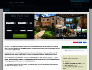 ruth-rimonim-hotel-zefat.h-rez.com screenshot