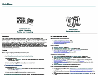 ruthmalan.com screenshot