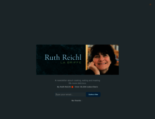 ruthreichl.com screenshot