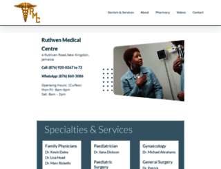 ruthvenmedical.com screenshot