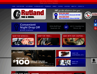 rutlandtire.biz screenshot