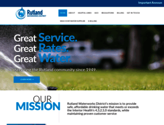 rutlandwaterworks.com screenshot