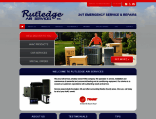 rutledgeairservices.com screenshot