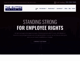 ruttenlawfirm.com screenshot