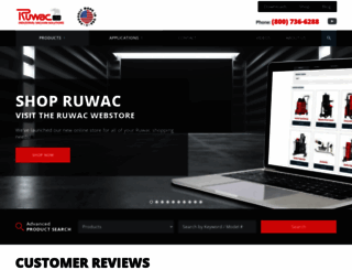 ruwac.com screenshot