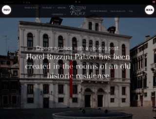 ruzzinipalace.com screenshot