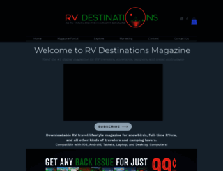 rvdestinationsmagazine.com screenshot