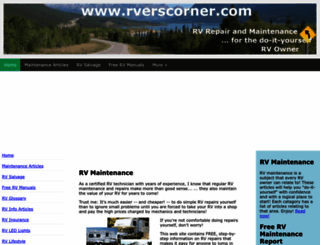 rverscorner.com screenshot