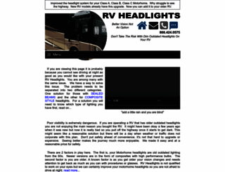 rvheadlights.com screenshot