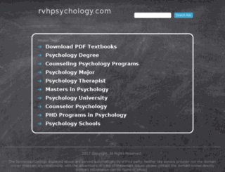 rvhpsychology.com screenshot