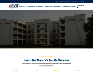 rvit.ac.in screenshot