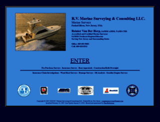 rvmarinesurveying.com screenshot