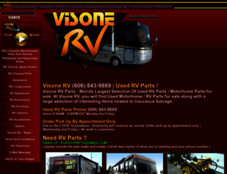 rvparts.visonerv.com screenshot