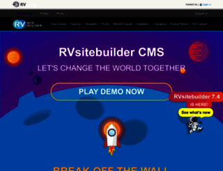 rvsitebuilder.com screenshot