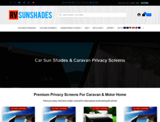 rvsunshades.com.au screenshot