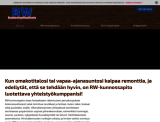 rw-remontti.fi screenshot