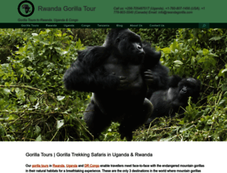 rwandagorilla.com screenshot