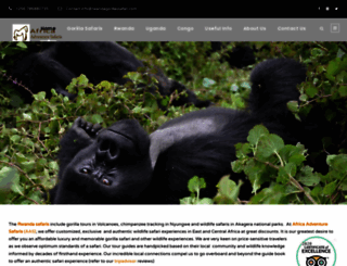 rwandagorillassafari.com screenshot