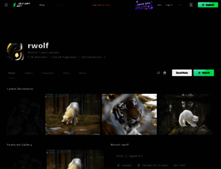 rwolf.deviantart.com screenshot