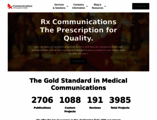 rxcomms.com screenshot