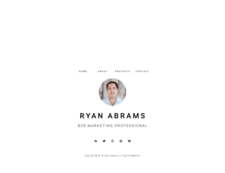 ryanabrams.com screenshot