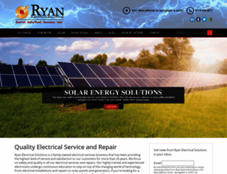 ryanelectricalsolutions.com screenshot