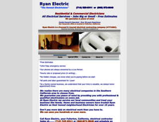 ryanelectricca.com screenshot