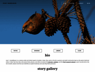 ryanfmandelbaum.com screenshot