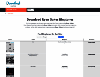 ryanoakes.download-ringtone.com screenshot