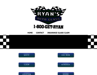 ryansautoglass.com screenshot