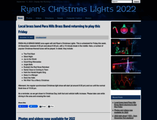 ryanschristmaslights.com screenshot