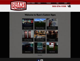 ryanscustomsigns.com screenshot