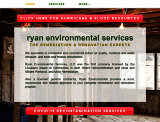ryanservices.com screenshot