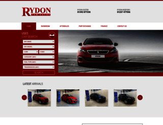 rydon-cars.co.uk screenshot