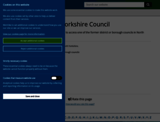 ryedale.gov.uk screenshot